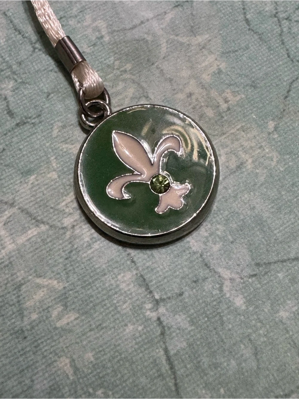FLEUR DE LIS AND INITIAL P BOOKMARK